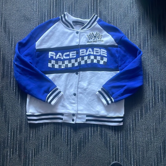 Blue Racing Jacket - Picture 2 of 5
